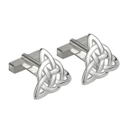 Celtic Knot Cufflinks Sterling Silver S6434