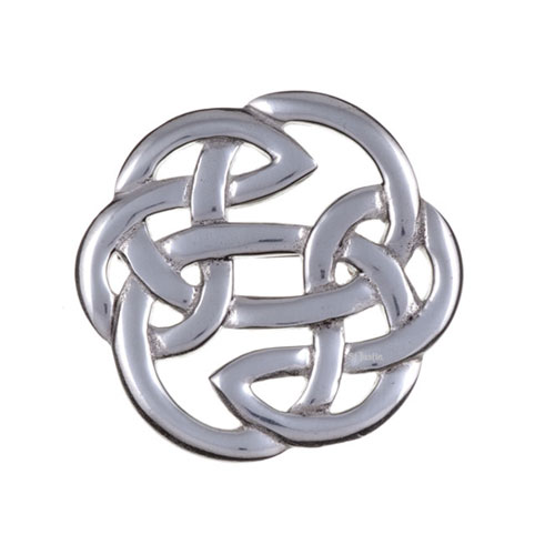 Lughs Knot Brooch Medium Pewter PB65