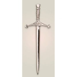 Bruce Sword Kilt Pin Polished Pewter APSJ213