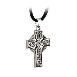 Celtic Cross with Cord Pewter S44610