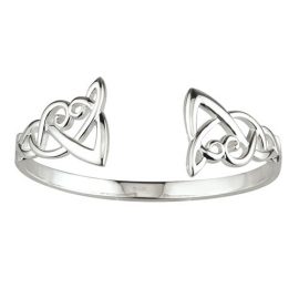 Celtic Knot Torc Bangle Sterling Silver S5265