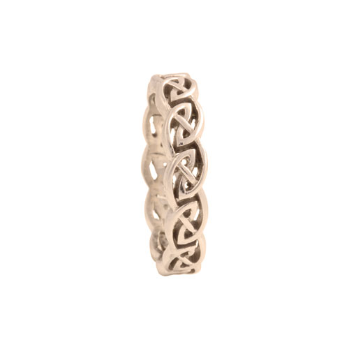 Eternity Knot Ring Open Weave 14kt Yellow Gold