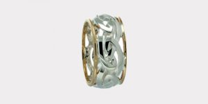 Silver & Gold Celtic Knot Rings