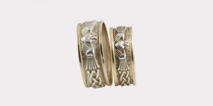 Silver & Gold Claddagh Rings