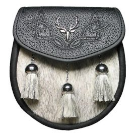 Stag Crested Semi Dress Sporran SSD5